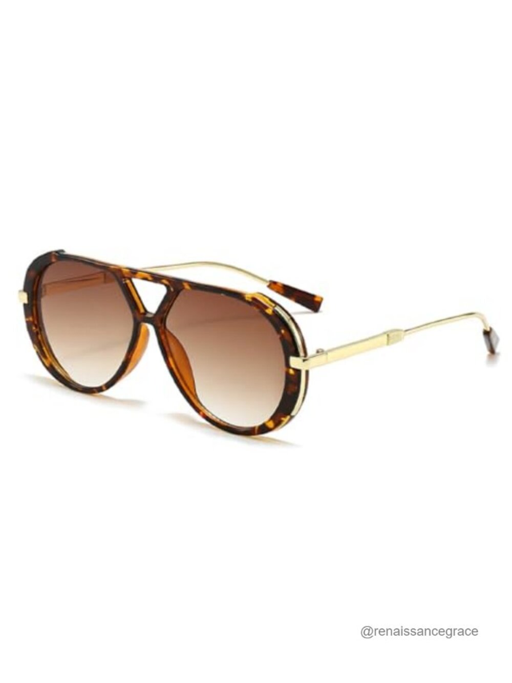 Oversized Pilot Sunglasses Women Men Trendy UV Protection